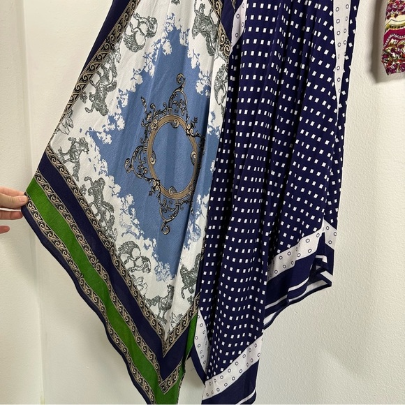 Moulinette Soeurs Istanbul Handkerchief Wrap Style Dress Size 2 * Small Flaw - Picture 8 of 13